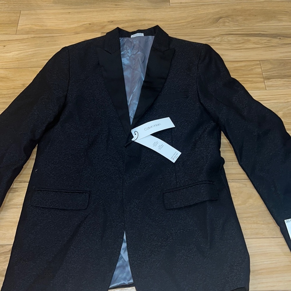 Calvin Klein never worn silk layered suit peice